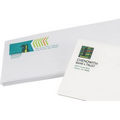 Flat Full Color Stationary Envelope - #10 White Wove 24 Lb.